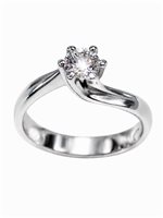 Anello Vidali Gioielli Donna in Oro bianco Diamante 0.44 Ct ANOR-104-34 - ANOR-104-34